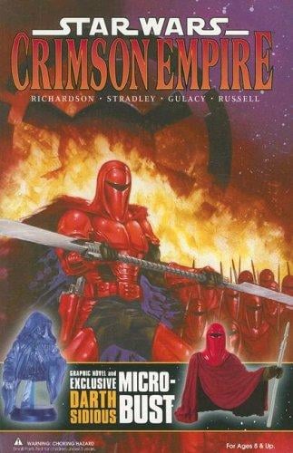 Star Wars Crimson Empure Book & Bust Up Figure Set