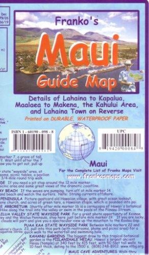 Franko's Guide Map of Maui, the Valley Isle
