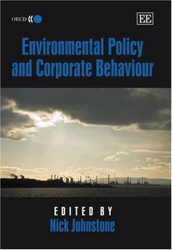 Environmental Policy And Corporate Behaviour