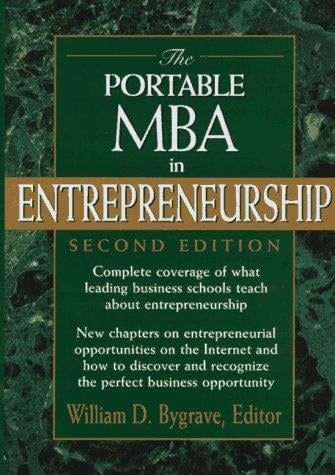 The portable MBA in entrepreneurship