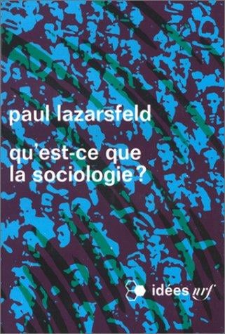Qu'est-ce que la sociologie ?