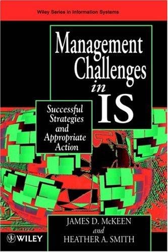 Management challenges in IS: successful strategies and appropriate action