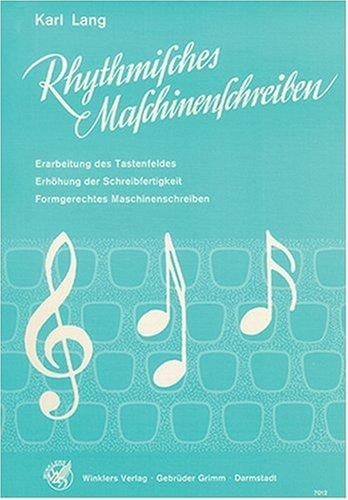 Rhythmisches Maschinenschreiben.