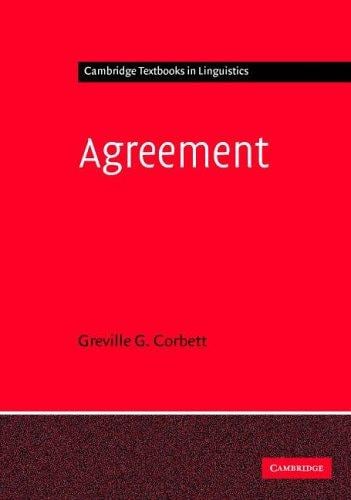 Agreement (Cambridge Textbooks in Linguistics)