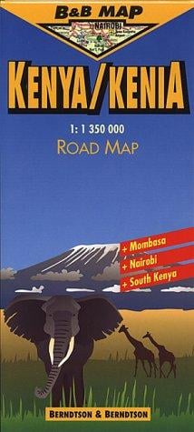 Kenya (B&B Road Maps)