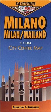 Berndtson & Berndtson Milan City Streets Map (City Streets)