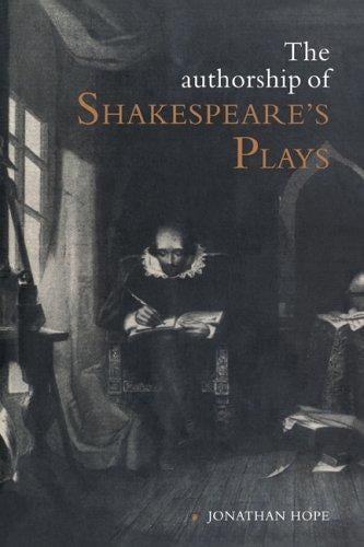 The authorship of Shakespeare's plays: a socio-linguistic study