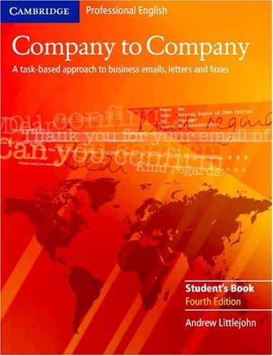 Company to Company Student's Book