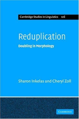 Reduplication: doubling in morphology