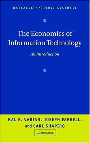 The economics of information technology: an introduction