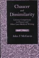 Chaucer and dissimilarity: literary comparisons in Chaucer and other late-medieval writing