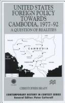 United States foreign policy towards Cambodia, 1977-92: a question of realities