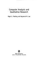 Computer analysis and qualitative research