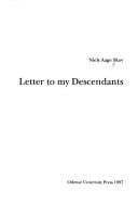 Letter to my descendants