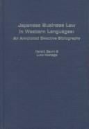 Japanese business law in western languages: an annotated selective bibliography
