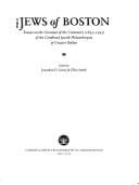 The Jews of Boston: essays on the occasion of the centenary (1895-1995) of the Combined Jewish Philanthropies of Greater Boston