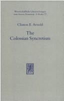 The Colossian syncretism: the interface between Christianity and folk belief at Colossae
