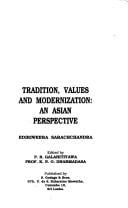 Tradition, values, and modernization: an Asian perspective