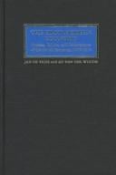 The first modern economy: success, failure, and perseverance of the Dutch economy, 1500-1815