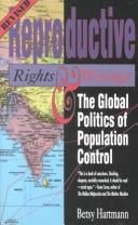 Reproductive rights and wrongs: the global politics of population control