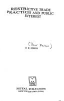 Restrictive trade practices and public interest