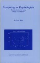 Computing for psychologists: statistical analysis using SPSS and MINITAB