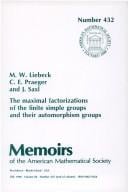 maximal factorizations of the finite simple groups and their automorphism groups