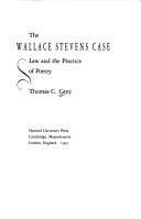 Wallace Stevens case: law and the practiceof poetry