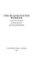 blackcoated worker: a study in class consciousness