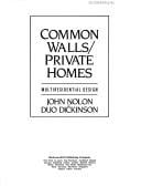 Common walls/private homes: multiresidential design