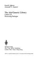 Ada generic library: linear list processing packages