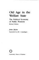 Old age in the welfare state: the political economy of public pensions