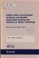 Rand's role in the evolution of balloon and satellite observation systems and related U.S. space technology