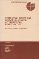 Population policy and individual choice: a theoretical investigation