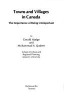 Towns and villages inCanada: the importance of being unimportant
