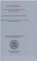 Adel forpligter--: studier over den danske adels gældsstiftelse i 16. og 17. århundrede