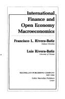 International finance and open economy macroeconomics