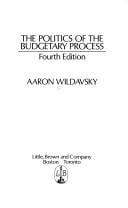 politics of the budgetary process