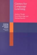 Games for language learning