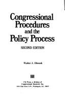 Congressional procedures and the policy process