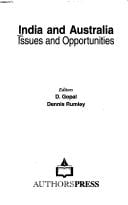 India and Australia: issues and opportunities