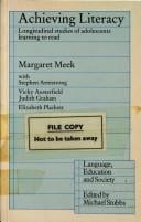Achieving literacy: longitudinal studies of adolescents learning to read