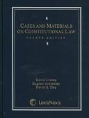 Cases and materials on constitutional law