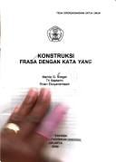 Konstruksi frasa dengan kata yang