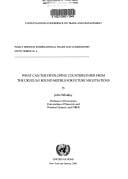 What can the developing countries infer from the Uruguay Round models for future negotiations