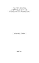 Political control over the use of force: a Clausewitzian perspective