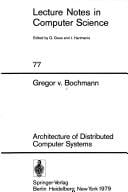 Architecture of distributed computer systems