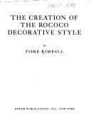 creation of the rococo decorative style