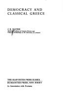 Democracy and classical Greece