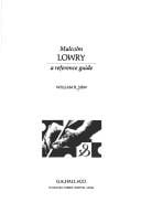 Malcolm Lowry: a reference guide